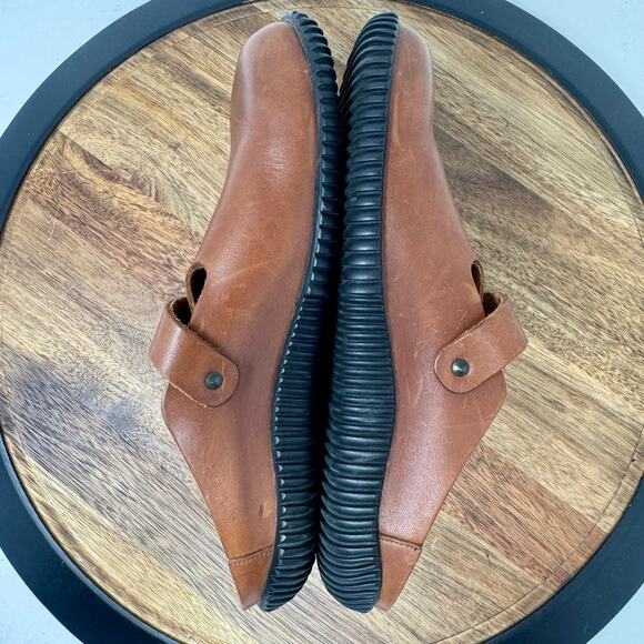 Mephisto Nathan Clog Brown Sandal Shoe Slip-On Leather Size EU 39/US Women's 9 - Picture 9 of 11